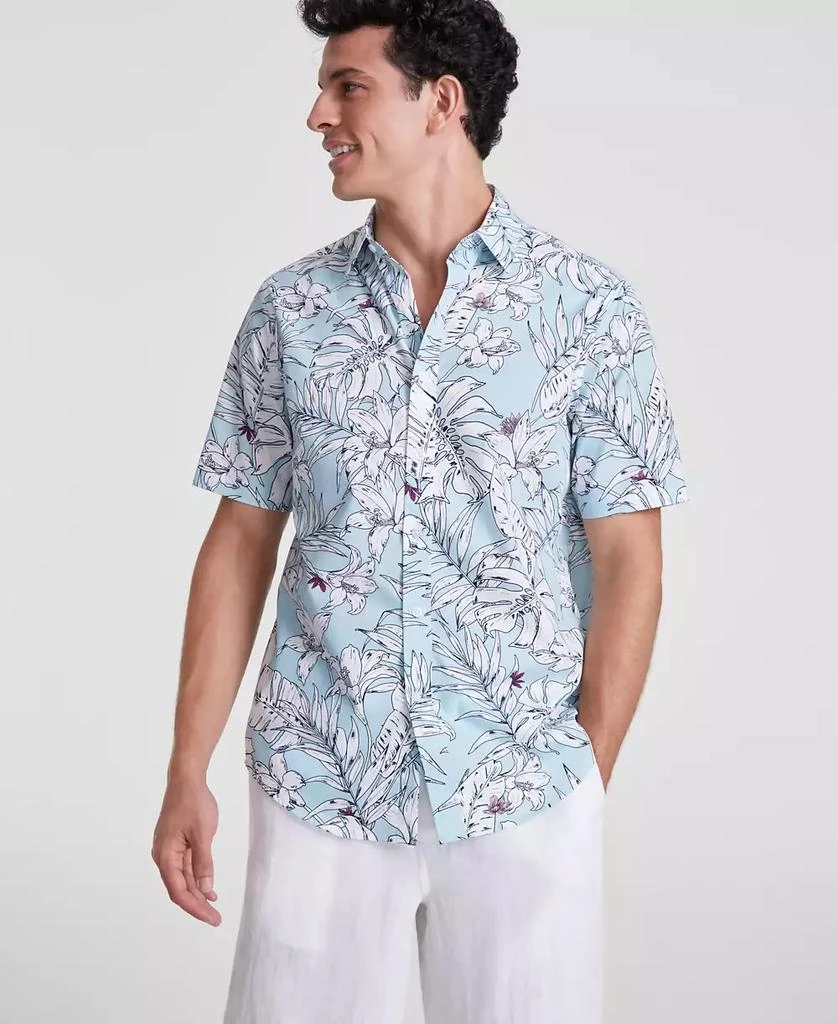 Club Room Men's Jarrett Woven Floral Shirt, Created for Macy's 1