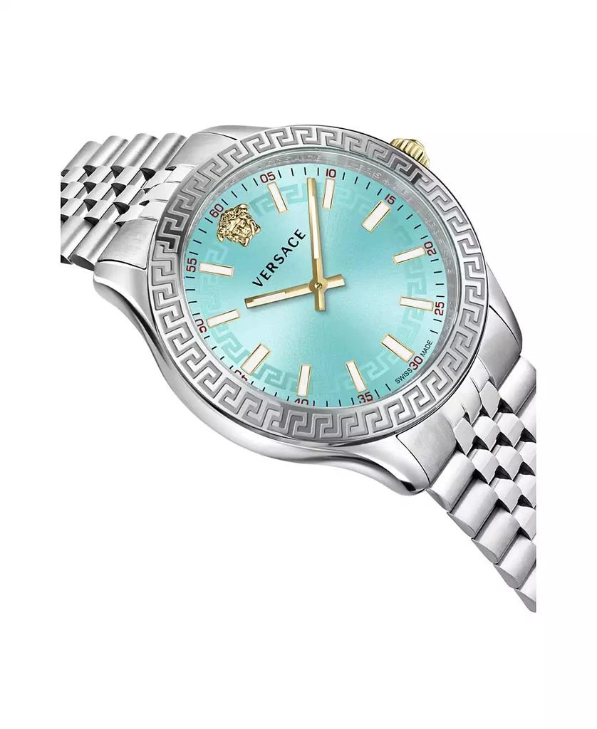 Versace Hellenyium Silver Stainless Steel Bracelet Watch, 36mm 3