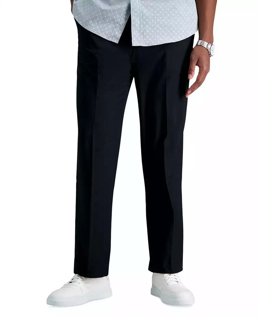 Haggar Men's Big & Tall Premium Comfort Stretch Classic-Fit Solid Flat Front Dress Pants 2