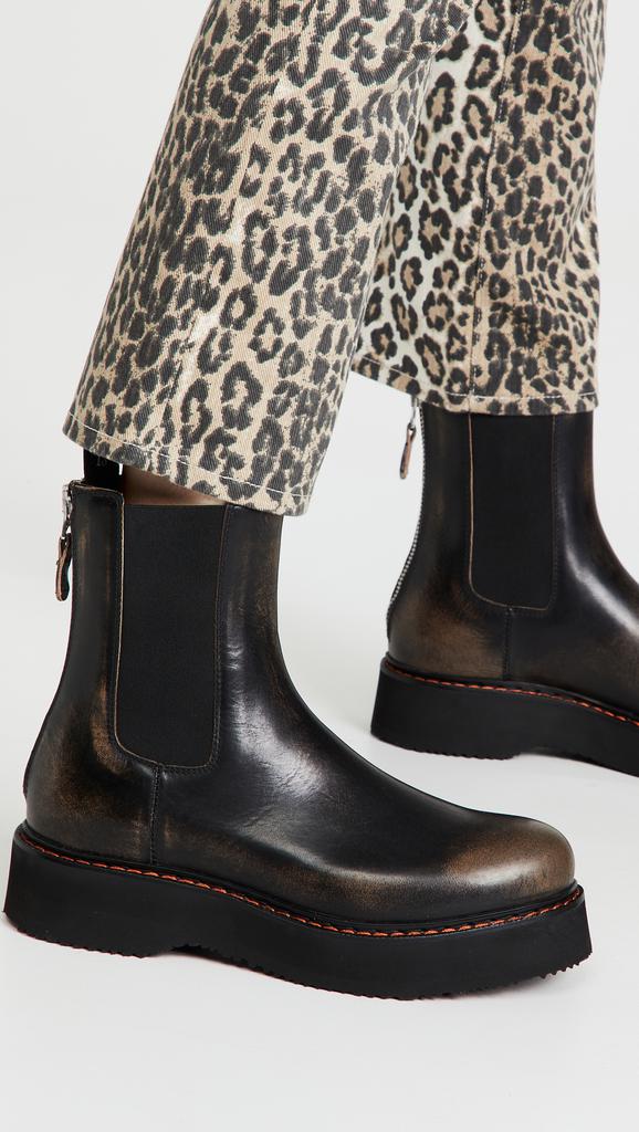 R13 Single Stack Chelsea Boots