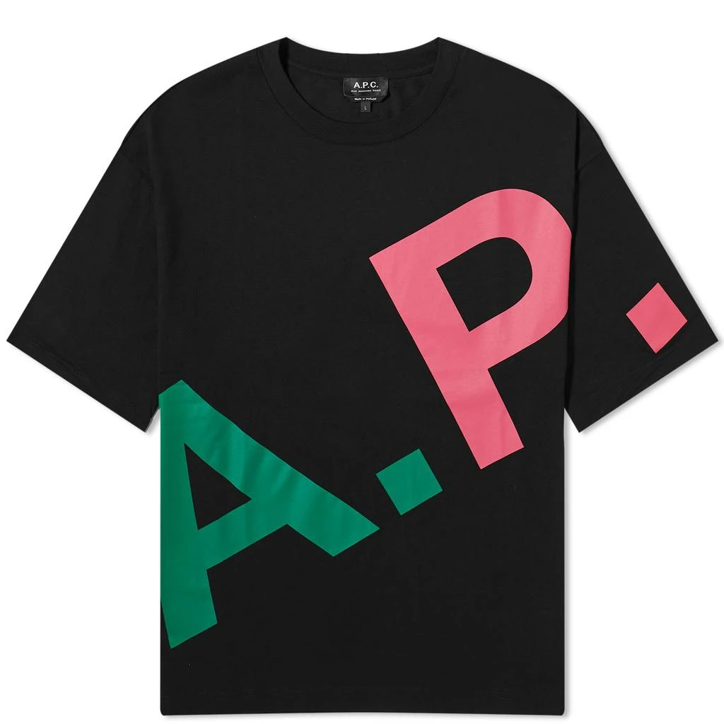 A.P.C. A.P.C. Cory All Over Logo T-Shirt 1