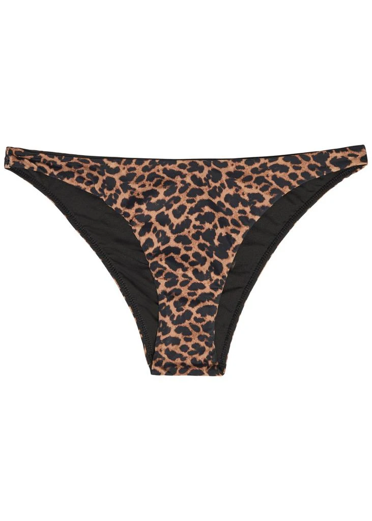 AWAY THAT DAY Almalfi leopard-print bikini briefs