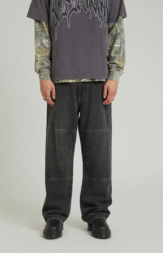 PacSun Black Wash Baggy Jeans 2