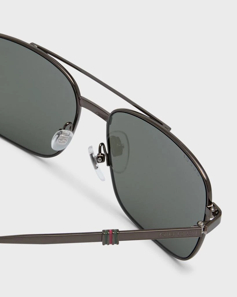 Gucci Men's Metal Rectangle Sunglasses 4