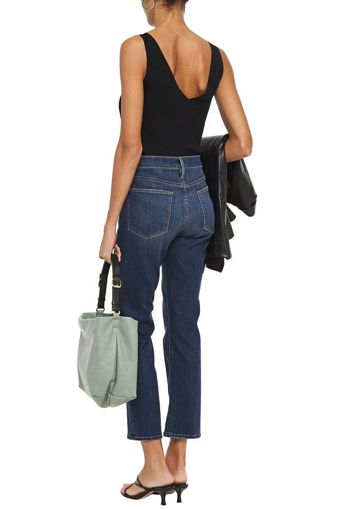 FRAME Le High Straight cropped high-rise straight-leg jeans 3