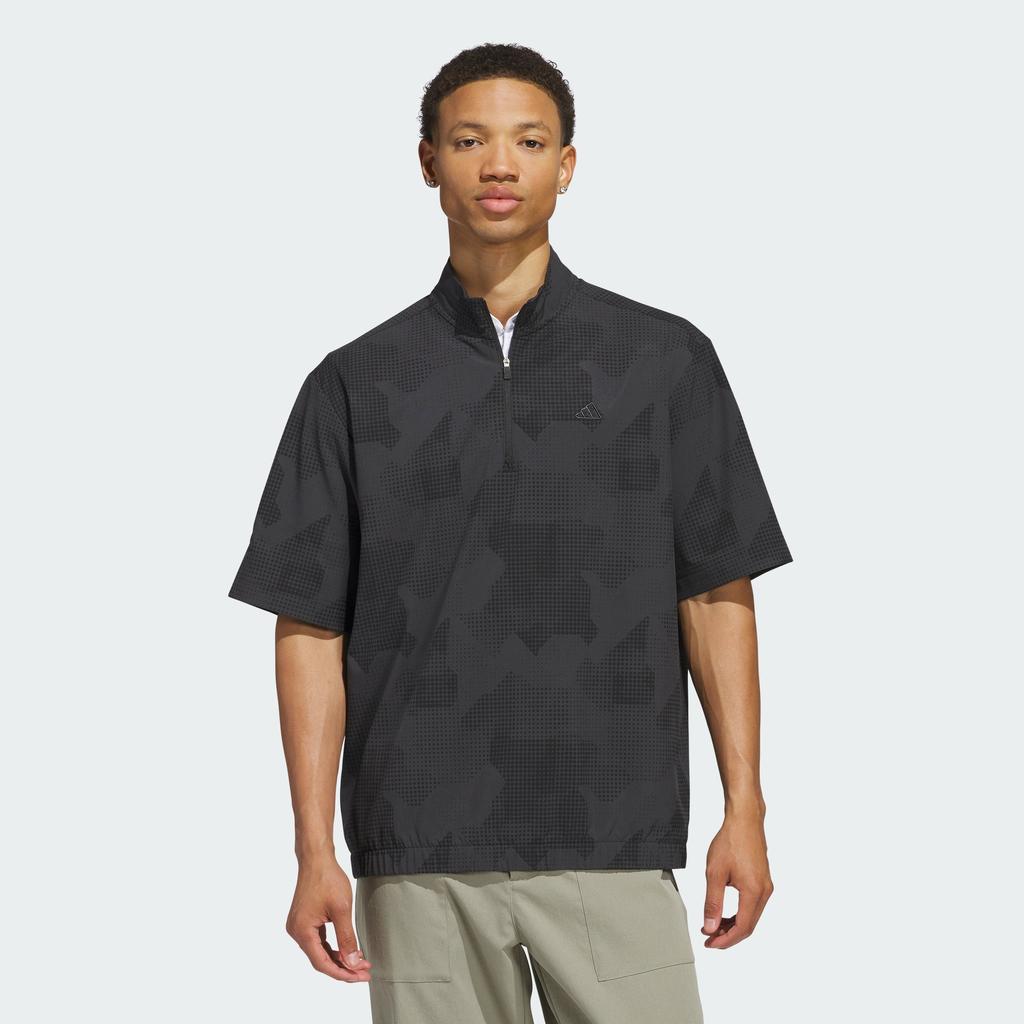 Adidas Men's  Go-to DWR Short Sleeve Half-Zip Pullover