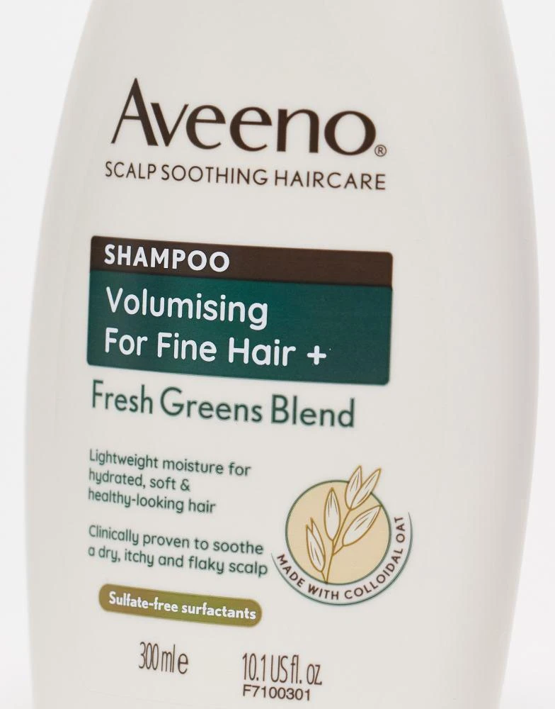 Aveeno Aveeno Haircare Volumising+ Fresh Greens Blend Shampoo 300ml 3