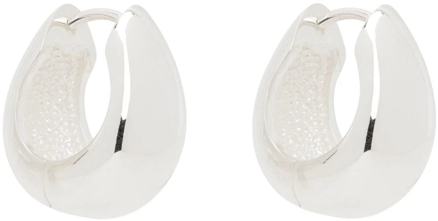 Sophie Buhai Silver Hinged Hoop Earrings 2