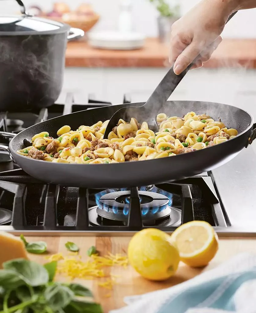 Rachael Ray Cook + Create Hard Anodized Nonstick Frying Pan with Helper Handle, 14" 4