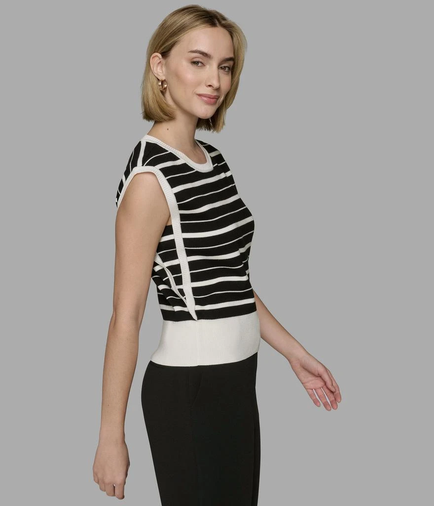 Karl Lagerfeld Paris STRIPED SWEATER VEST 5