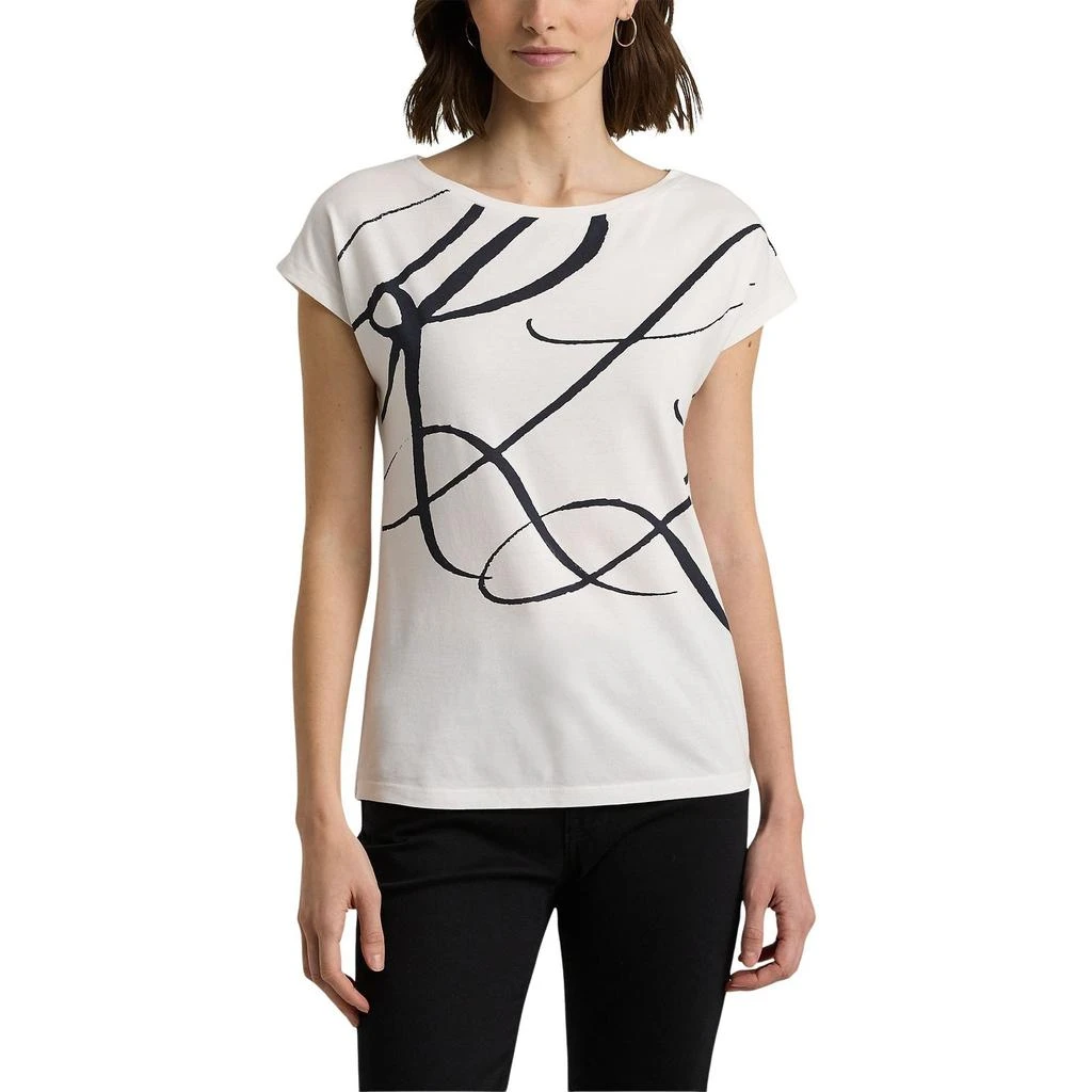 Ralph Lauren Lauren Ralph Lauren Logo Printed Crewneck T-Shirt 2