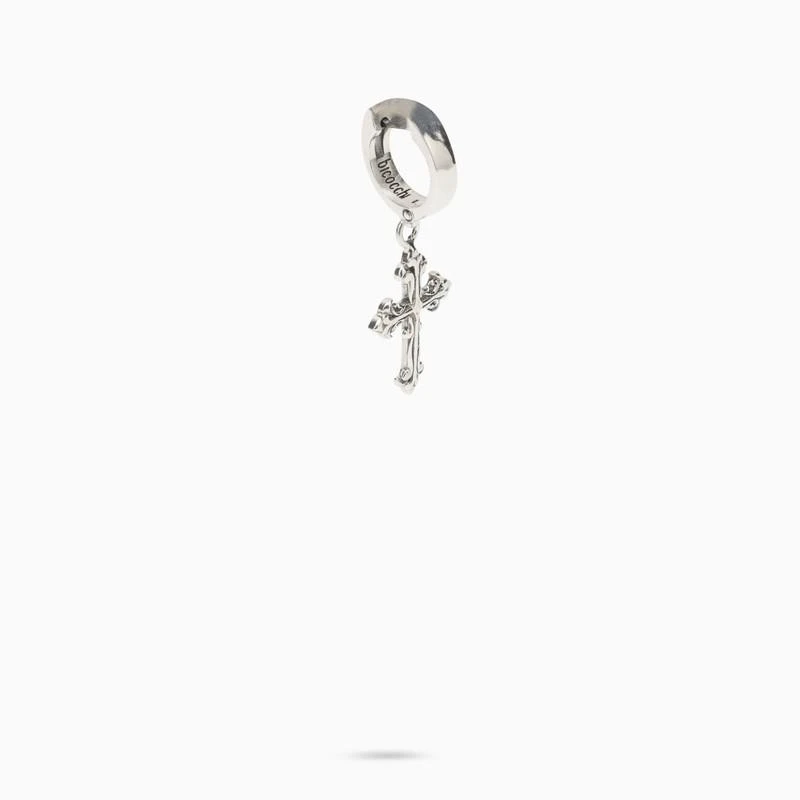 Emanuele Bicocchi Avelli silver 925 cross earring 4