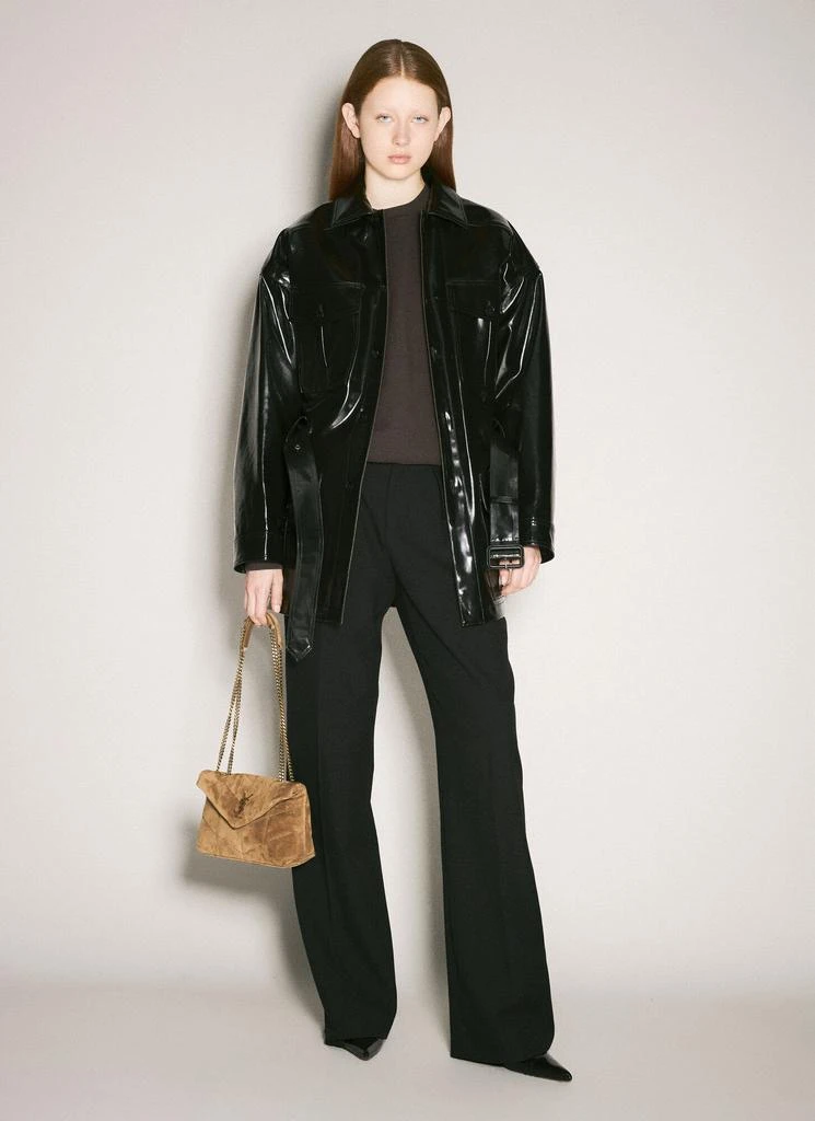 Yves Saint Laurent Toy Puffer Suede Shoulder Bag 2