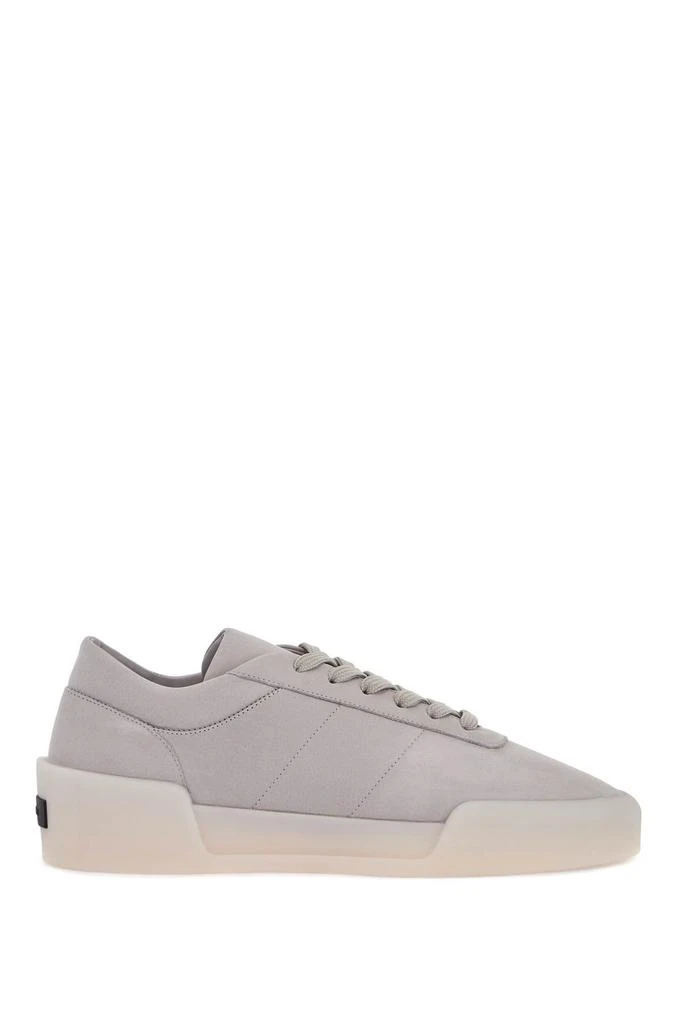 FEAR OF GOD low top sneakers aerobic light gray leather with velcro closure 1