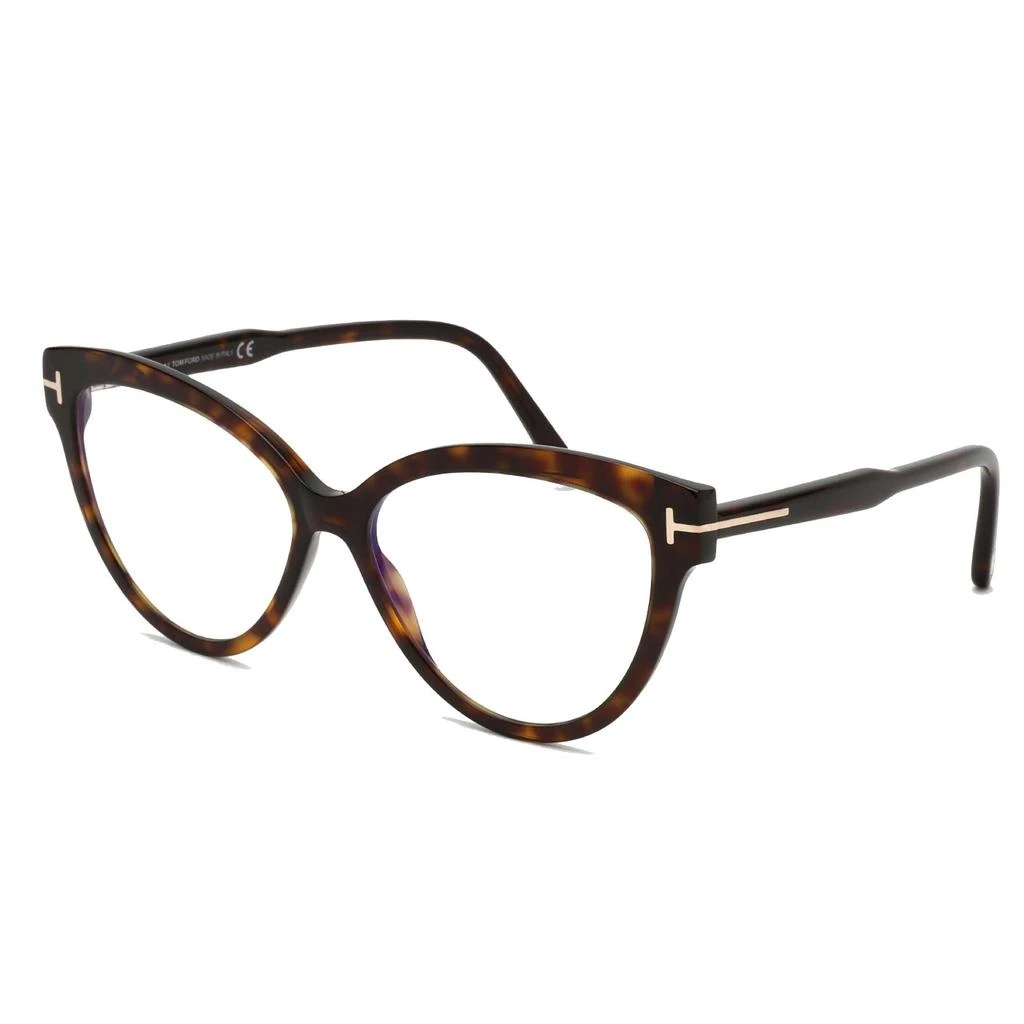 Tom Ford Tom Ford Women's Eyeglasses - Dark Havana Cat-Eye Full-Rim Frame | FT5763-B 052 1