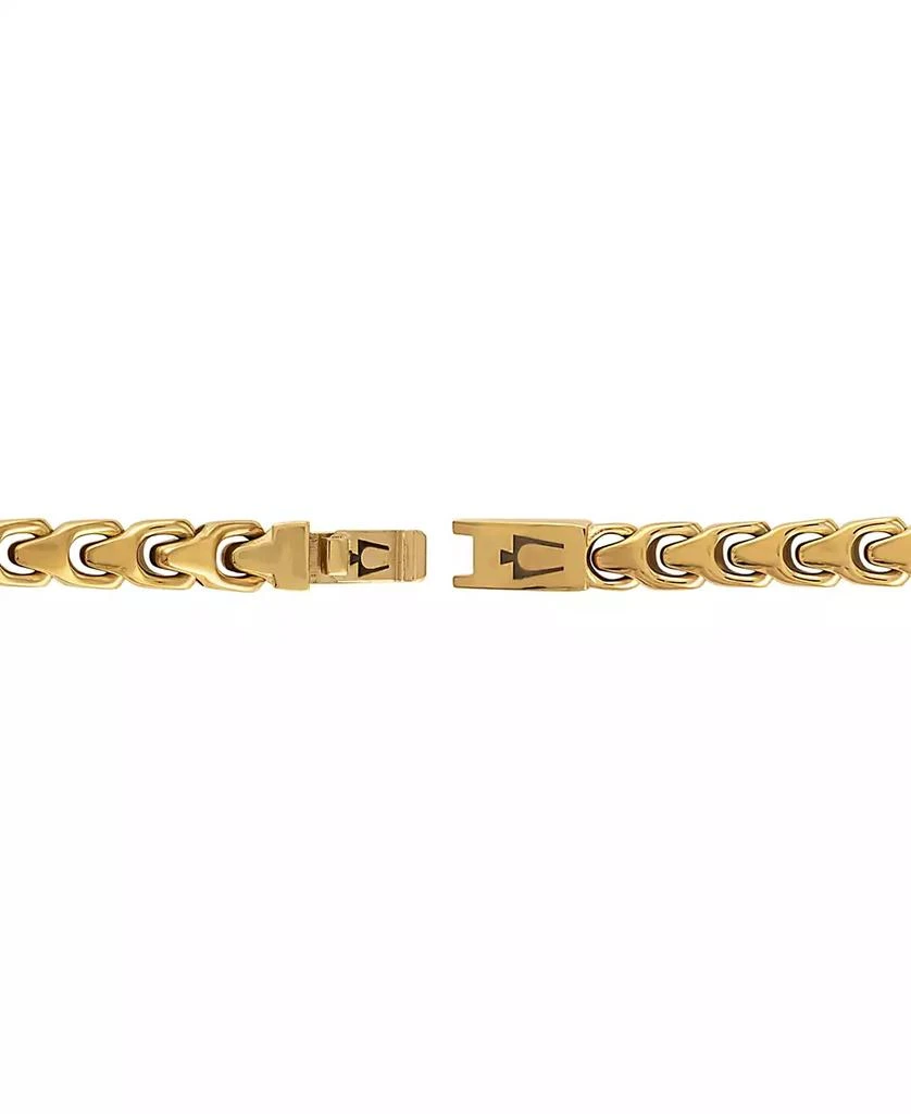 Bulova Men's Link Bracelet in Gold-Plated Stainless Steel 2
