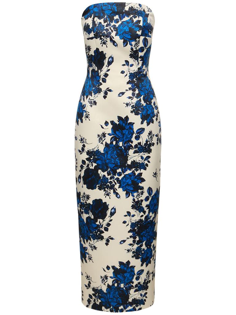 Emilia Wickstead Yulie Strapless Faille Taffeta Dress