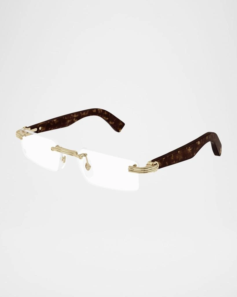 Cartier Men's CT0537OM Metal Rectangle Optical Frames 3