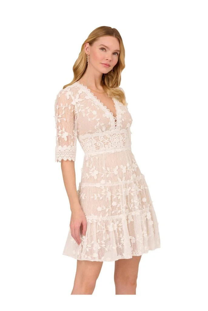 Adrianna Papell Lace embroidery dress - Dresses & Skirts - BeyondStyle