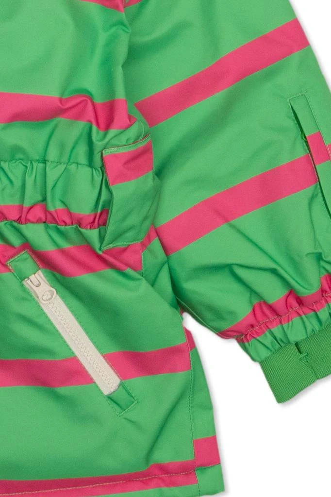 Mini Rodini Mini Rodini Zip-Up Striped Raincoat 4