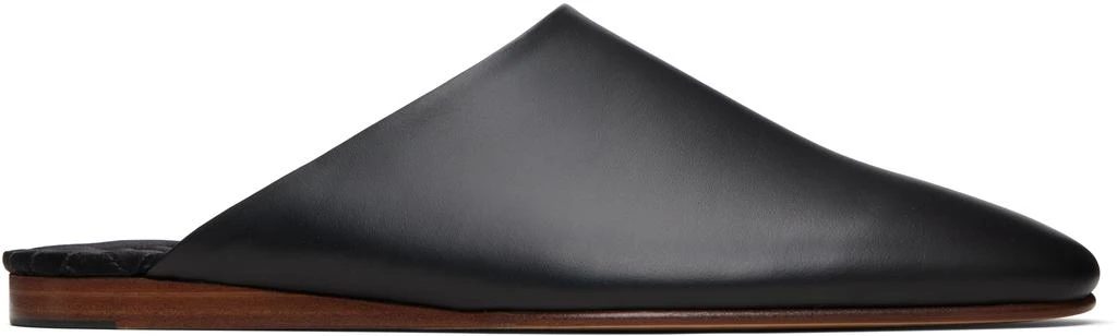 Kenzo Black Kenzo Paris 'KENZO-Luke' Mule Slip-on Loafers