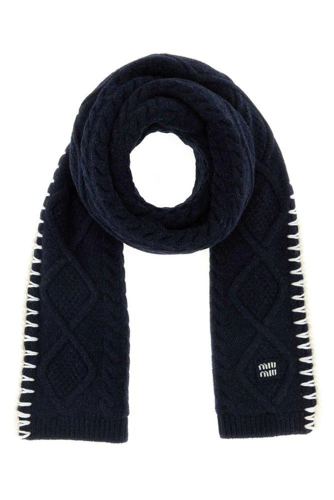 Miu Miu Miu Miu Maglia Aran Scarf