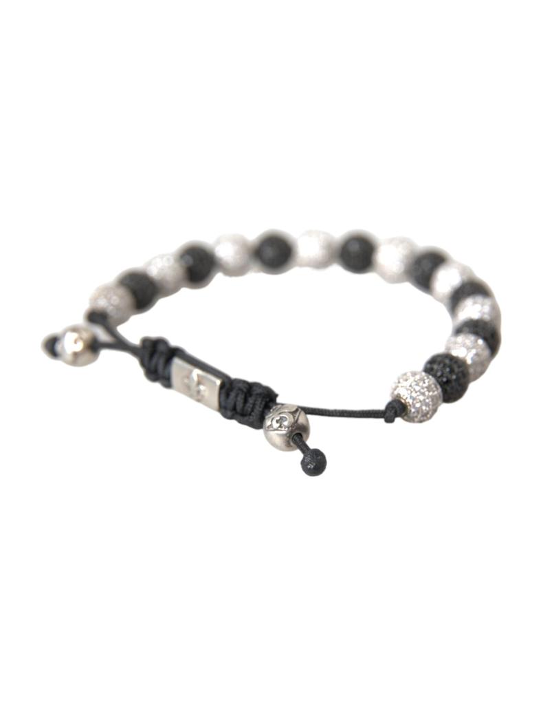Nialaya CZ Crystal Ball   Beaded Women's Bracelet
