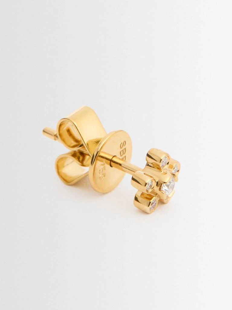 Sophie Bille Brahe Petit Soleil De Fleur Diamond Earring 2