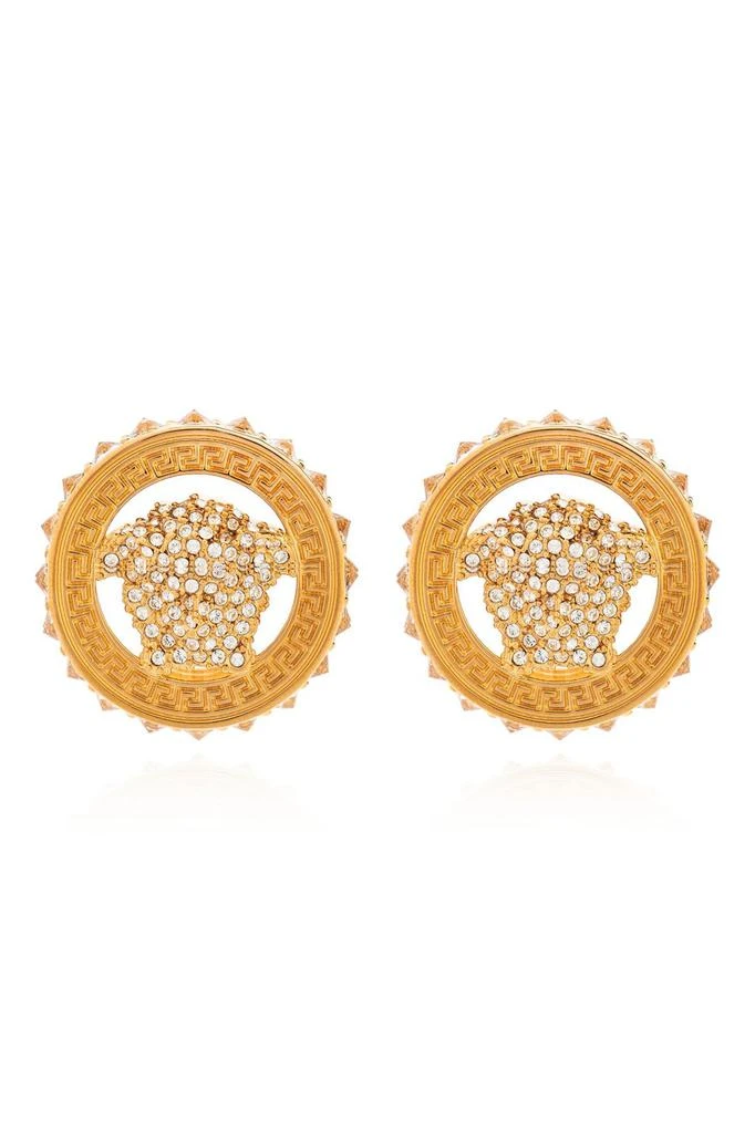 Versace Versace Medusa Embellished Earrings 1