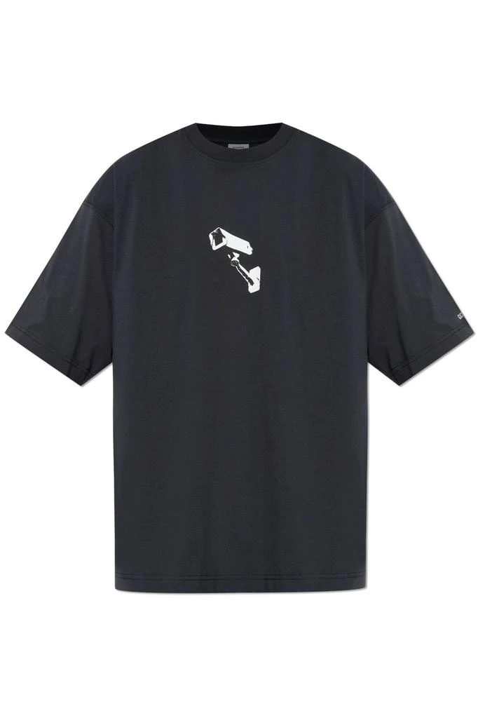 Vetements Vetements Graphic Printed Crewneck T-Shirt 1