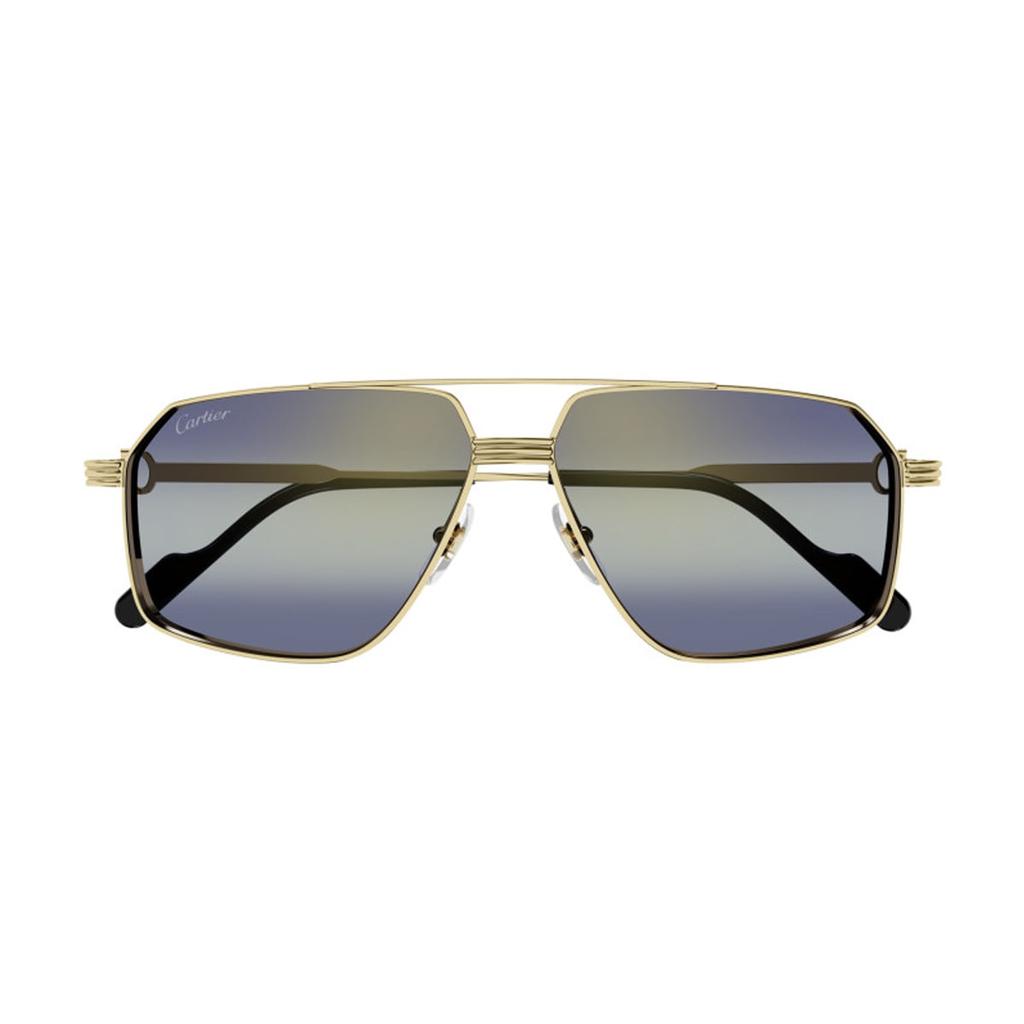 Cartier Eyewear Ct0270s Première De Cartier 012 Gol Sunglasses