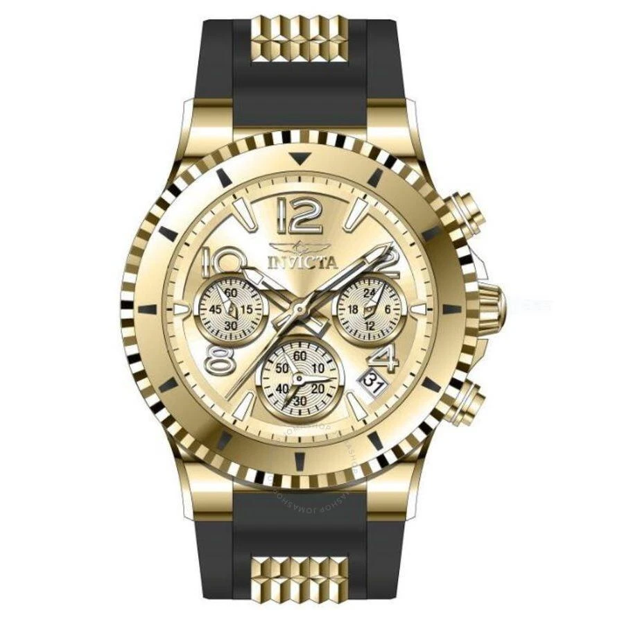 Invicta BLU Chronograph Quartz Gold Dial Ladies Watch 36909 2