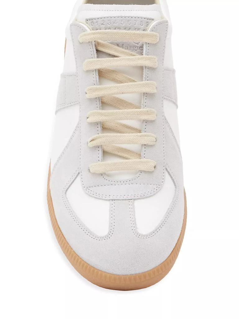 MAISON MARGIELA Replica Leather & Suede Sneakers 5
