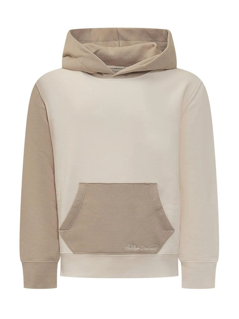 Golden Goose Golden Goose Kids Logo Embroidered Jersey Hoodie 1