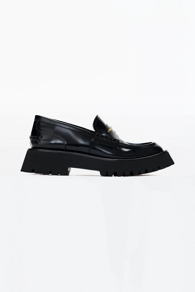 Alexander Wang CARTER MID-HEEL LUG LOAFER IN LEATHER 1