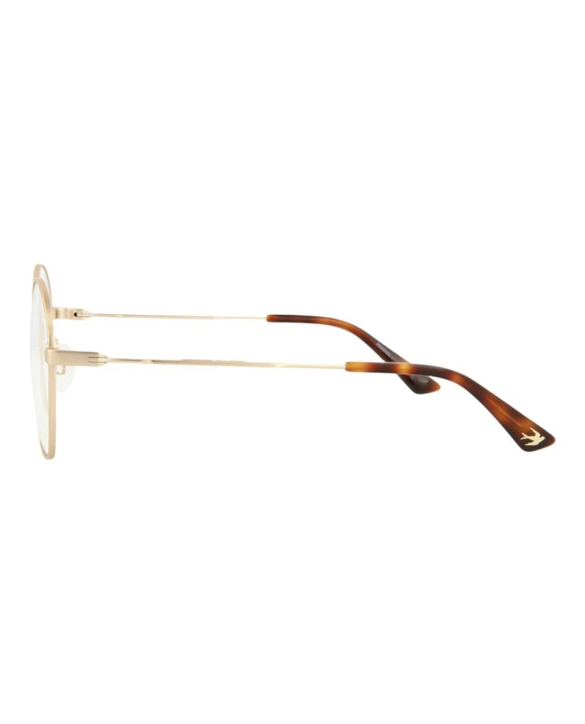 McQ Alexander McQueen Round-Frame Metal Optical Frames 3