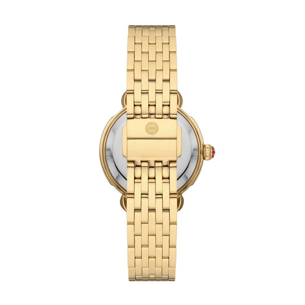 Michele Women's Sidney Three-Hand, 18K Gold-Plated Stainless Steel Watch 2