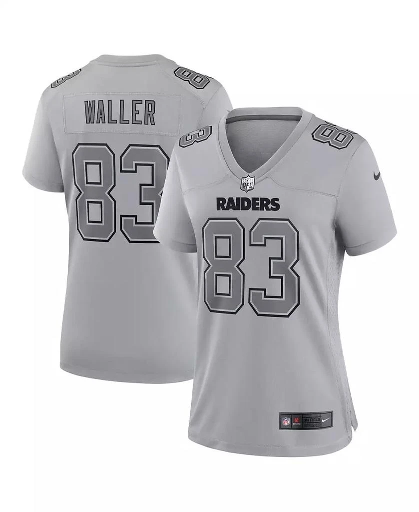 NIKE Women's Darren Waller Gray Las Vegas Raiders Atmosphere Fashion Game Jersey 1