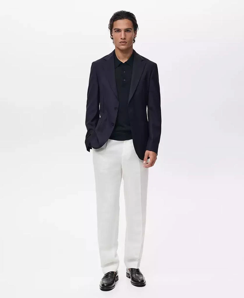 Mango Men's Virgin Wool Slim Fit Blazer 2