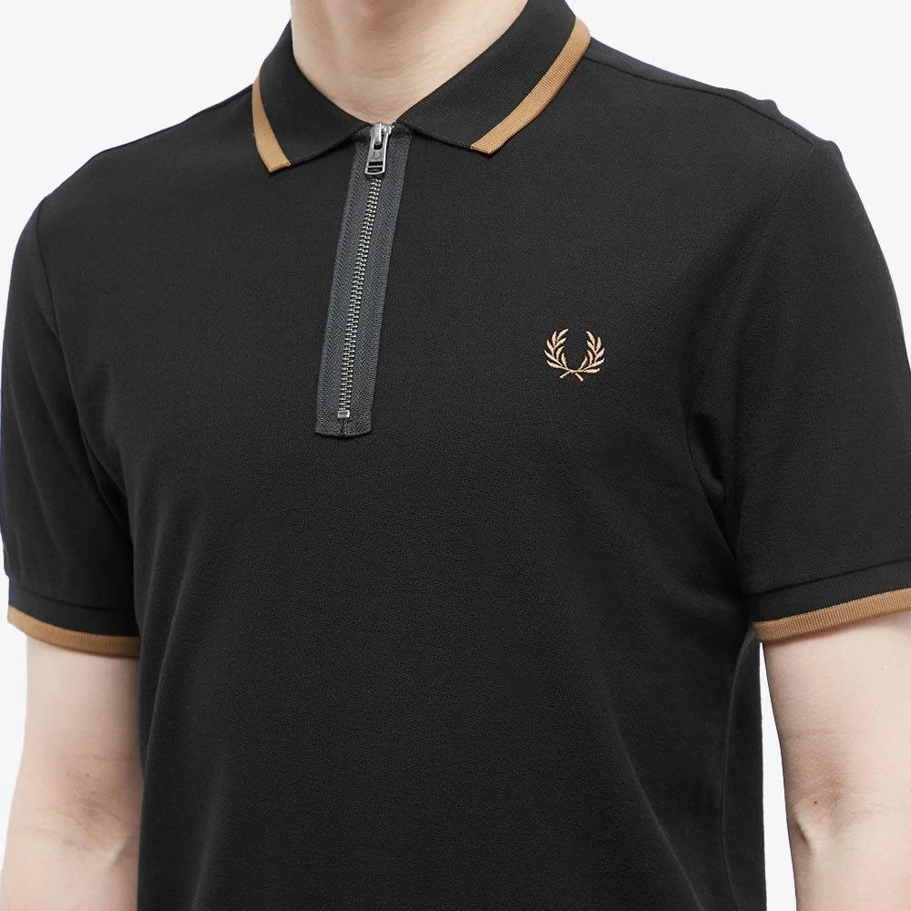 Fred Perry Fred Perry Half Zip Polo Shirt 5