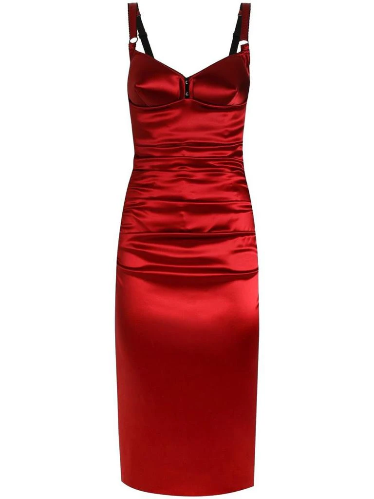 Dolce & Gabbana Draped Satin Midi Dress  On Sale Now with Up to 46% Off |  Discover Exclusive Deals & Savings at BeyondStyle  Authentic Dolce &  Gabbana clothe|women|dress|dolce-gabbana-draped-satin-midi-dress with  Limited-Time