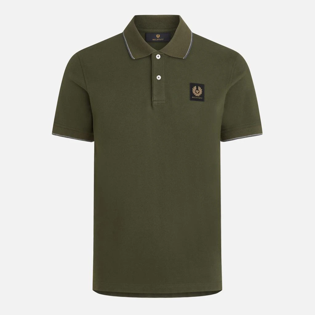 Belstaff Belstaff Double Tipped Cotton-Piqué Polo Shirt 1