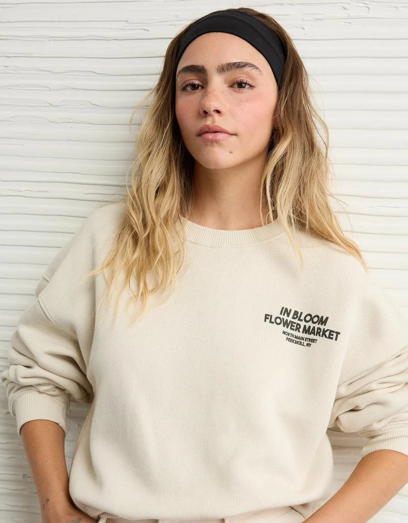 AE AE Relaxed Fit Destination Graphic Sweatshirt 5