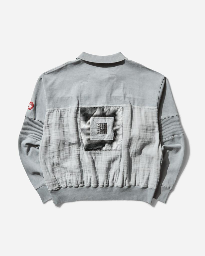 Cav Empt Men's Overdye Collared Light Crewneck Sweatshirt Grey