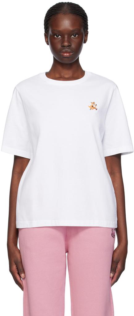 Maison Kitsuné White Speedy Fox T-Shirt