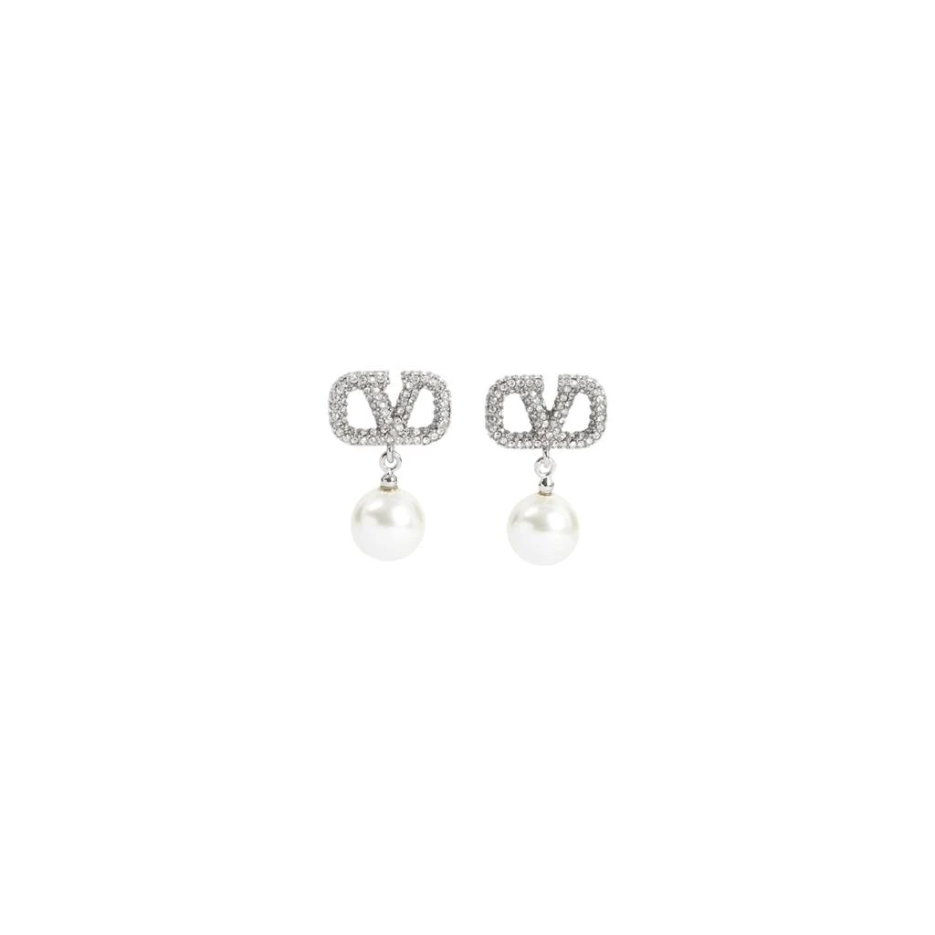 Valentino Vlogo Signature Pearl Earrings 2