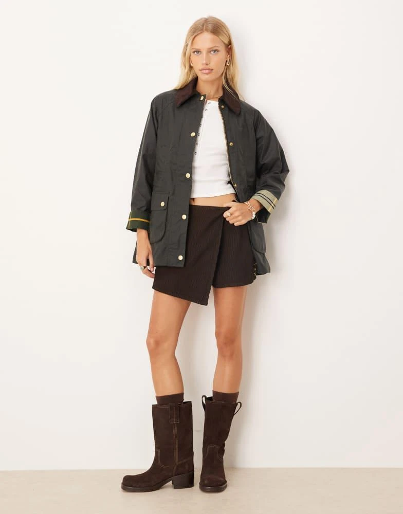 Barbour Barbour Modern Beadnell wax jacket in sage/ancient 1