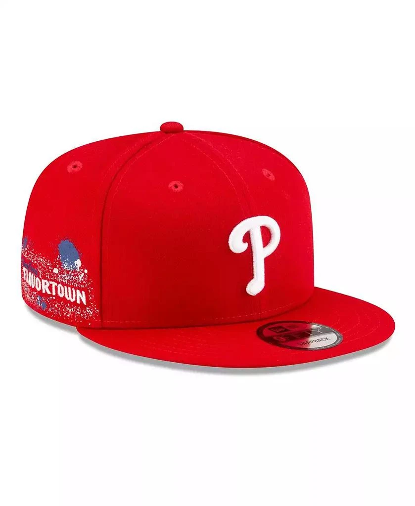 Guy Fieri's Flavortown x MLB Men's Red Philadelphia Phillies 9FIFTY Snapback Hat 1