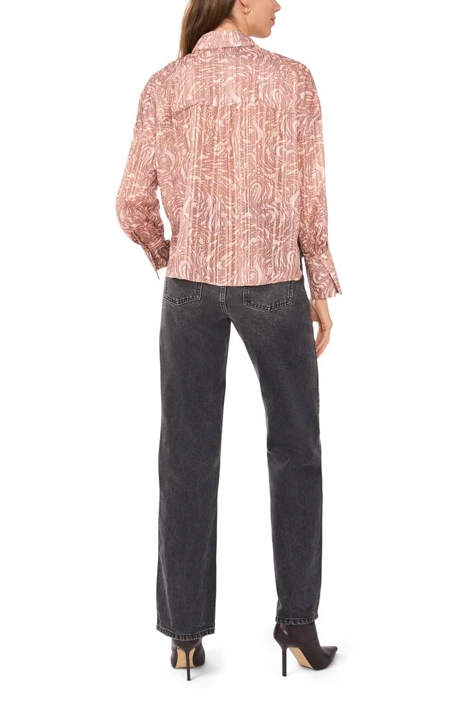 Parker The Cassandra Metallic Button-Up Shirt 6