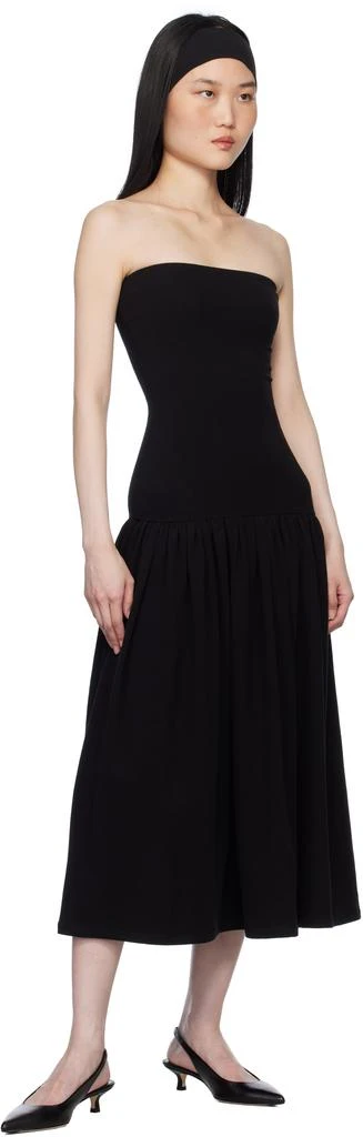 Gil Rodriguez Black 'The Tube' Dropwaist Convertible Midi Dress 4